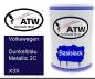 Preview: Volkswagen, Dunkelblau Metallic 2C, X3X: 500ml Lackdose, von ATW Autoteile West.